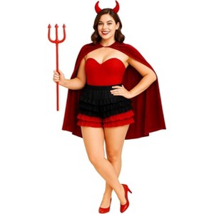 Malco Modes Women’s Ruffle Shorts – Lace Bloomers for Costumes, Dancewear, Vintage & Y2K Outfits-White - 1 of 4