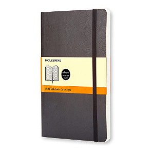 Moleskine Classic Notebook, Soft Cover, Pocket (3.5" x 5.5") Ruled/Lined, Black, 192 Pages - 1 of 4