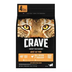 Crave Grain Free with Chicken Adult Premium Dry Cat Food - 4lbs
