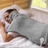Swtroom 24" x33 "Heating Pad for Back Neck and Shoulders Heating Vest , 6 Heating Modes for Relaxing Gery - 2 of 4