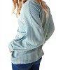 Women's LONG SLEEVE WITH WHITE CROCHET SWEATER - Haptics - 3 of 4