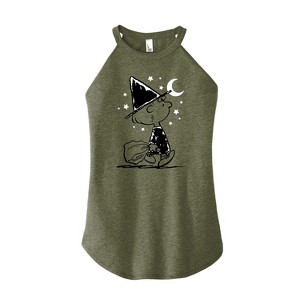 Women's - Peanuts - Sally Witch Graphic High Neck Tank - 1 of 4
