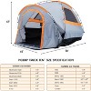 Acekool Pickup Truck Tent, Waterproof Double Layer Truck Bed Tent with Rainfly, 2 Person Portable Shelter for Camping, Fishing, Travel - 2 of 4