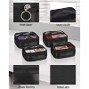 Makeup Brush Bag Extra Large Makeup Brush Case with 4 small bags Professional Makeup Artist Brush Holder Stand Up Organizer - 2 of 4