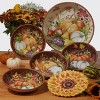 Certified International Set of 4 Harvest Blessings Soup Bowls - 2 of 4