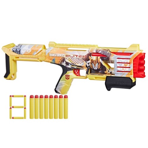 Nerf Fortnite Primal Blaster, 4 Nerf Elite Darts, Nerf Fortnite Dart Blaster