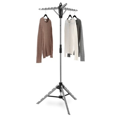 Whitmor Silver Collapsible Tripod Clothes Drying Rack