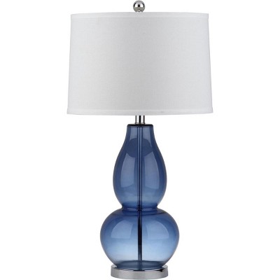 Mercurio Double Gourd Lamp - 28.5 Inch Height - LIT4155 - Blue - Safavieh
