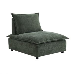NicBex Couches for Living Room Modern Lounge Chair Sofa Chenille Upholstered Armless Accent Chair for Apartment - 1 of 4