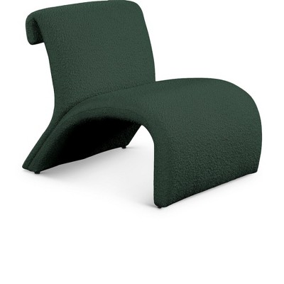 Meridian Furniture,Mulberry Boucle Fabric Accent Chair