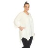 Plus Size Empire Cut V-Neck Tunic Top - 2 of 4