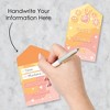 Big Dot of Happiness Stay Groovy - Boho Hippie Cards for Kids - Happy Valentine's Day Pull Tabs - Set of 12 - 3 of 4
