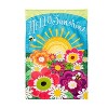 Evergreen Flag Hello Sunshine Summer Garden Flags 12x18 Double Sided for Outside, Outdoor Summer Decorations for Home - 2 of 4