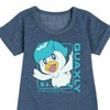 - Pokémon - Quaxly Stats Graphic Short Sleeve Fleece Dress - 2 of 4