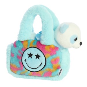 Aurora Small Fancy Pals Star Eyes Smiley World Vibrant Stuffed Animal Blue 8" - 1 of 4