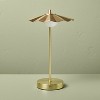 Portable Scallop Shade Table Lamp Brass/Copper (Includes LED Light Bulb) - Hearth & Hand™ with Magnolia - 4 of 4