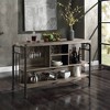 Acme Furniture Edina Console Table Antique Oak/Sandy Gray Finish - 2 of 4