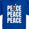 Men's - Disney - Mickey Mouse Stacked Peace Sign Short Sleeve Graphic T-Shirt - 2 of 4