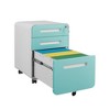 CAVINAS Office Cabinet with Lock,2-Drawer Metal Filing Cabinet with 2 Casters Brakes,File Cabinet for A4 and Letter Size Documents - 2 of 4