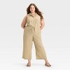 Women's Button-Front Jumpsuit - Universal Thread™ - 3 of 3