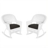 HomeStock Rocker Classic Comfort Chair With Cushion - Set Of 2 - 2 of 4