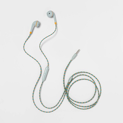 Heyday™ Wired Earbuds - Powder Blue : Target