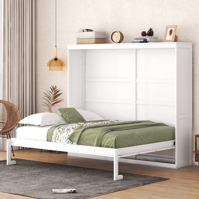 KIGFTSOD Queen Size Murphy Bed Wall Bed