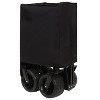 CAVINAS Heavy-Duty Foldable Utility Wagon Cart with Adjustable Handle & Cup Holders,Shopping Cart with All-Terrain Quiet Wheels for Gardening - 4 of 4