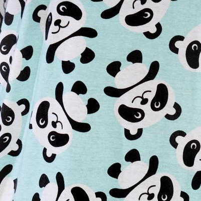 tossed pandas aqua