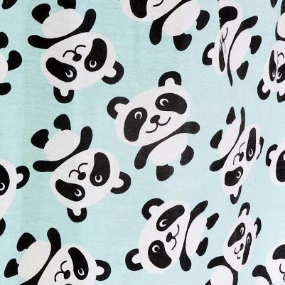 tossed pandas aqua