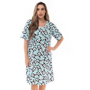 Just Love Short Sleeve Nightgown Sleep Dress for Women - 1 of 3