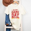 Simply Sage Market Women's In My Game Day Era - Red Short Sleeve Graphic Tee - 3 of 4