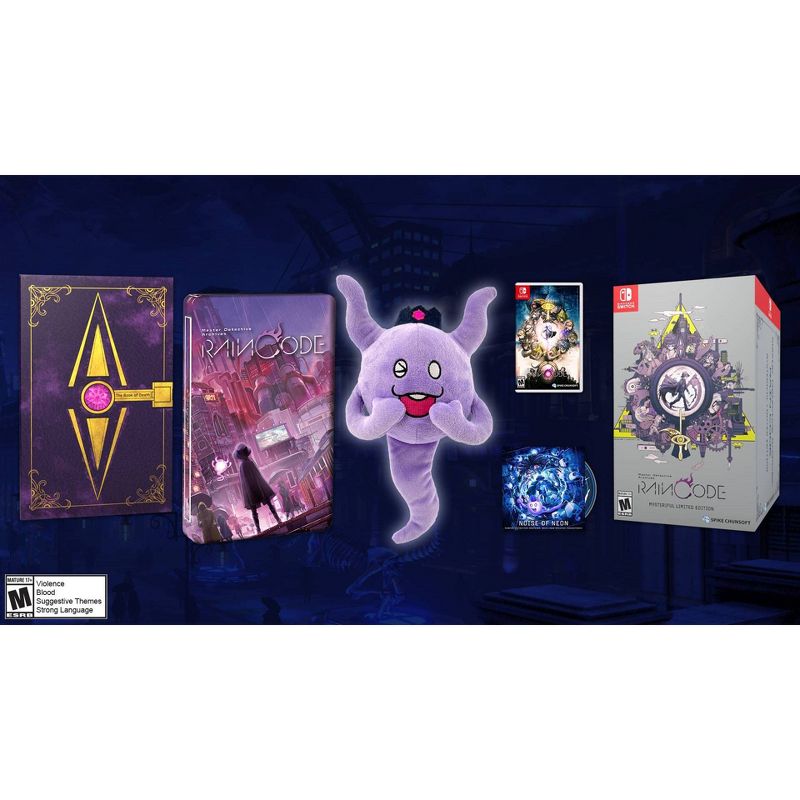 Master Detective Archives: RAIN CODE Mysteriful Limited Edition - Nintendo Switch: Adventure Game, Art Book, Plush, 3 of 16