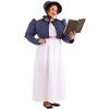 HalloweenCostumes.com Women's Plus Size Jane Austen Historical Costume - 3 of 4