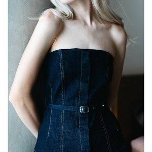 Women's Denim Bodice - SOVERE - 1 of 4