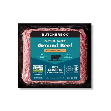 ButcherBox Grass Fed Ground Beef 85/15 - 16oz