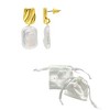 Adornia 14k Gold Plated Freshwater Pearl Coin Drop Earrings - 3 of 4