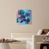 Art Remedy Jewel Toned Butterfly Colorful buterfly and flowers wall art Unframed - 2 of 4