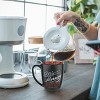 KOVOT Good Morning  Hottie Coffee Mug | 18-Oz Ceramic Tea Cup - Stylish Black with Hot Red Interior - 3 of 4