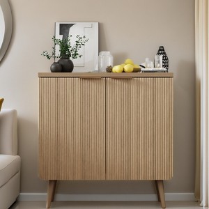 GlasFlength Decorative Storage Cabinets, Self-Serve Lockers Recessed Cabinets In Kitchen and Dining Room Entrance Cabinets, Beige 29.5"*13.8" *29.9" - 1 of 4