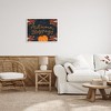 Stupell Industries Autumn Blessings Fall Leaves Pumpkin Black Framed Giclee Art - 2 of 4
