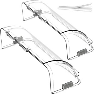 Adjustable Magnetic Heat and Air Deflector for Vents, Sidewall, and Ceiling Registers, 2 Pack - 1 of 4