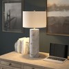 Hudson and Canal 30" Tall Table Lamp with Fabric Shade - 4 of 4