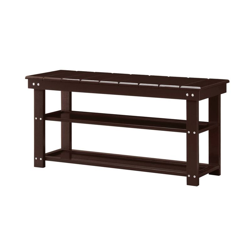 Oxford Utility Mudroom Bench with Shelves - Breighton Home, 1 of 12