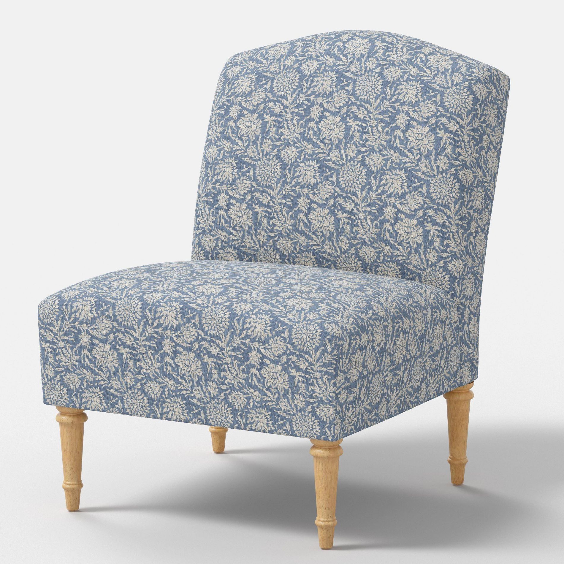 Slipper Chair Reese Floral Blue - Threshold™
