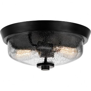 Quoizel Lighting Radius 2 - Light Flush Mount in  Earth Black - 1 of 3