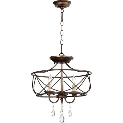Quorum Lighting Cilia 3-Light 16 Oiled Bronze Ceiling Fan