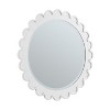 James Martin Vanities Adelese Scalloped Round 32" Mirror, Bright White - 2 of 2