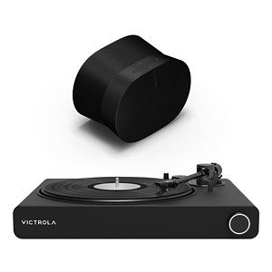 Victrola Stream Onyx Works with Sonos Wireless Turntable with Sonos Era 300 Wireless Smart Speaker - 1 of 4