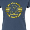 Women's - Peanuts - We All Have Our Anxieties Fitted Graphic T-Shirt - 2 of 4